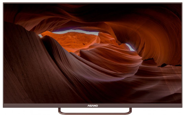LED-телевизор ASANO 43LF1202T-FHD коричневый безрамочный