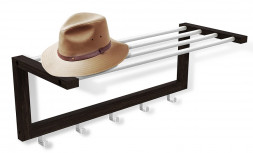 Вешалка SHEFFILTON Альберо SHT-WH4 венге/алюм.мет (933036)