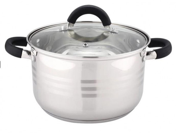 Кастрюля TECO TC-C3900-06B из нерж. стали 20 cm/3,9л
