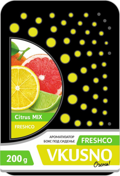 Ароматизатор FRESHCO VKUSNO Цитрусовый микс бокс AR4BX010