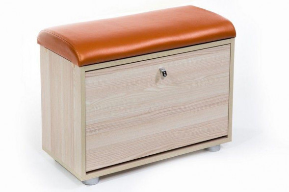 Обувница БИТЕЛ МС-1 Ясень/Терракот С-120 (2 кор)