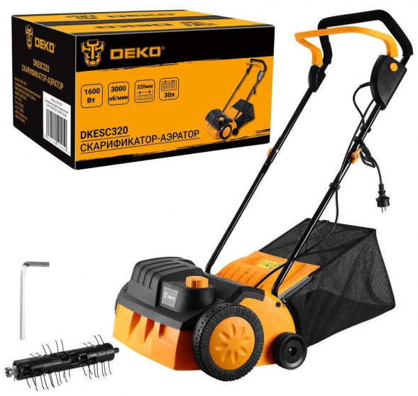 Скарификатор DEKO DKESC320,1600Вт, 320мм 065-1205