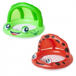 Бассейны BESTWAY Бассейн надувной детский Лягушка и Божья коровка с навесом 97х66см, от 2-х лет (52189) 1012835