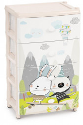 Комод АЛЬТЕРНАТИВА М2265 Мульти-пульти 4-х секционный (широкий)