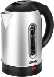Чайник электрический BBK EK1815S черный/нержавеющая сталь