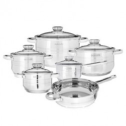 Кастрюля SATOSHI Рокруа Набор кастрюль 12пр GS-01222-12PC 822-132