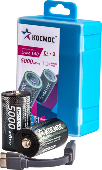 Аккумулятор КОСМОС KOCR14Li5000mWh2B черный