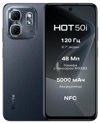 Смартфон INFINIX Hot 50i X6531B 6/128Gb Black