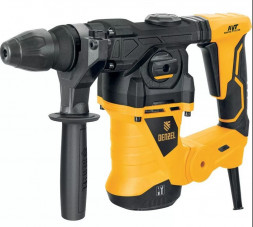 Перфораторы DENZEL RHV-1250-30, SDS-plus, Перфоратор электрический 1250 Вт, 5 Дж, 3 плюс 1 режим