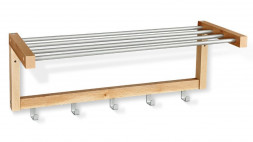 Вешалка SHEFFILTON Альберо SHT-WH4 беленький/алюм.мет (985631)