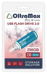 USB флэш-накопитель OLTRAMAX 256GB 230 Steel Blue 2.0 [OM-256GB-230-Steel Blue]