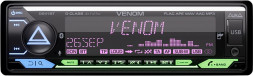 Автомагнитола AURA VENOM-D541BT USB/SD-ресивер 4*141w FLAC USB BT 3RCA 3-ZONE RGB ДУ