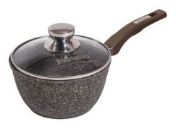 Ковш МЕЧТА 82902 Premium (mokko) 1.7л с несъемн. ручкой и стекл. крышкой