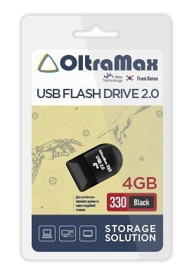 USB флэш-накопитель OLTRAMAX OM-4GB-330-Black