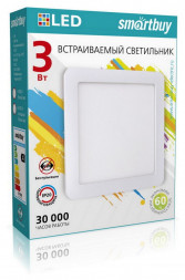 Светильник SMARTBUY (SBL-DLSq-3-4K) 3w/4000K