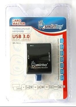 Устройство чтения карт памяти SMARTBUY (SBR-700-K) USB3.0 черный