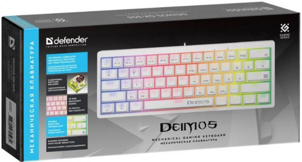 Клавиатура DEFENDER (45304) Deimos GK-303, механическая