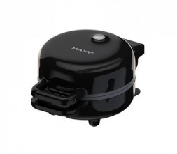 Электрическая вафельница MAXVI SM552P black