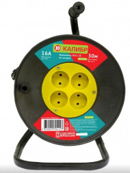 Удлинитель КАЛИБР Удлинитель на катушке УСК1-30 (2х1,5)