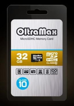 Карта памяти OLTRAMAX MicroSDHC 32GB Class10