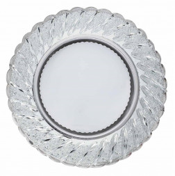 Светильник встраиваемый светодиодный СПУТНИК GX53 DECOR C прозрачный/хром