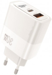 Сетевое ЗУ AKSBERRY (6900286960019) T46 30W PD + QC3.0, белый