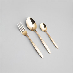 Столовые приборы AGNESS 1000-003 FIORE шампань (12 предметов)