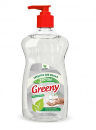 Средство для мытья посуды CLEAN&amp;GREEN CG8141 Greeny Neutral с дозатором 1000 мл.