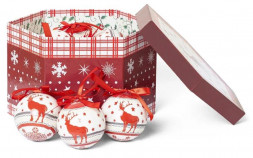 Набор ёлочных шаров WINTER GLADE Набор ёлочных шаров папье-маше, 14 шт. 7514G189