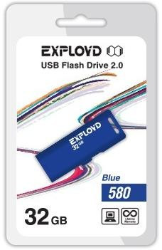 USB флэш-накопитель EXPLOYD 32GB-580-синий