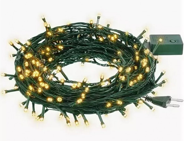 Электрогирлянды VEGAS 55062 Электрогирлянда Нить 100 теплых LED ламп 10м (2)