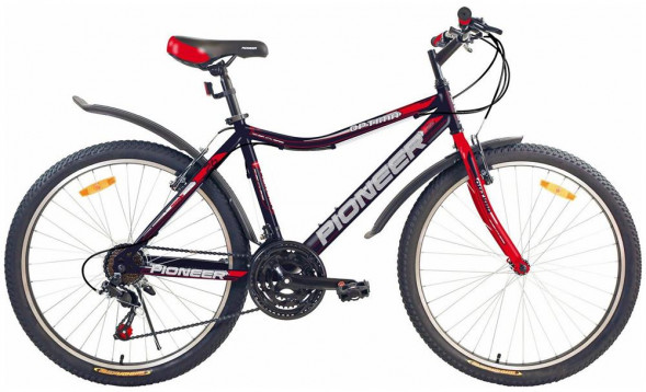 Велосипед PIONEER OPTIMA 26&quot;/18&quot; black-red-white