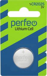 Батарейки PERFEO (PF_3997)CR2025/1BL LITHIUM CELL