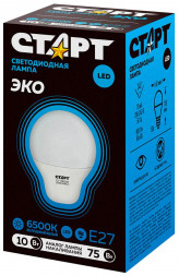 Лампа СТАРТ LEDGLSE27 10W 65 WS