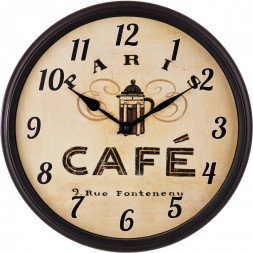 Часы настенные LEFARD 220-159 CHEF KITCHEN 35,5*35,5*5см циферблат d31см