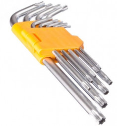 Набор ключей ЕРМАК 657-023 Набор ключей TORX-профиль 9пр. (50х3мм-125х9мм)