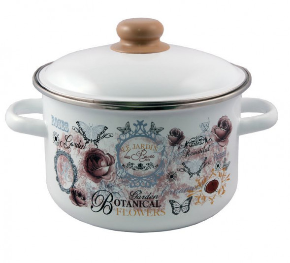Кастрюля APPETITE 1RD221М Roses 5,5л