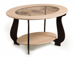 Журнальный стол БИТЕЛ СТОЛИК ЖУРНАЛЬНЫЙ №25 (ДУБ/ВЕНГЕ, Р-1)