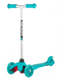 Самокат NOVATRACK 120DISCOKIDS.SGN20 Кикборд бирюзовый 140996