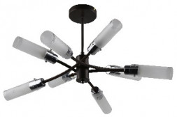 Светильник потолочный ESCADA 102/8PL потолочный, венге/хром