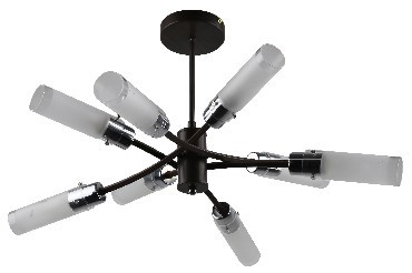 Светильник потолочный ESCADA 102/8PL потолочный, венге/хром