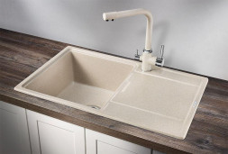 Мойка кухонная GRANULA GR-7804 ПИРИТ кварц