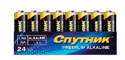 Элементы питания СПУТНИК LR6/4S/24 PREMIUM ALKALINE
