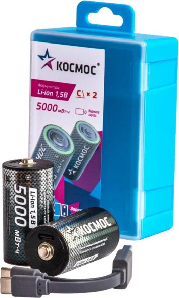 Аккумулятор КОСМОС KOCR20Li8000mWh2B черный