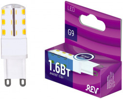 Лампа светодиодная REV 32440 9 JCD6Вт G9 4000K