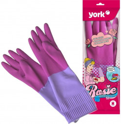 YORK резиновые с удлинённой манжетой ароматизированные Рози (M) 092670