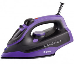 Утюг DELTA DL-353 черный с фиолетовым