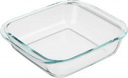 Форма для запекания SATOSHI Форма для запекания жаропрочная квадратная, с ручками, стекло, 21,3x18,9x5см, 1,1л 825-031 825-031