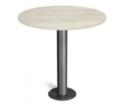 Стол SHEFFILTON SHT-T13/80 ЛДСП черный муар/дуб беленый металл/ЛДСП 959782