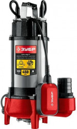 Фекальный насос ЗУБР 450 Вт, фекальный насос с режущим механизмом (НПФ-450-Р)